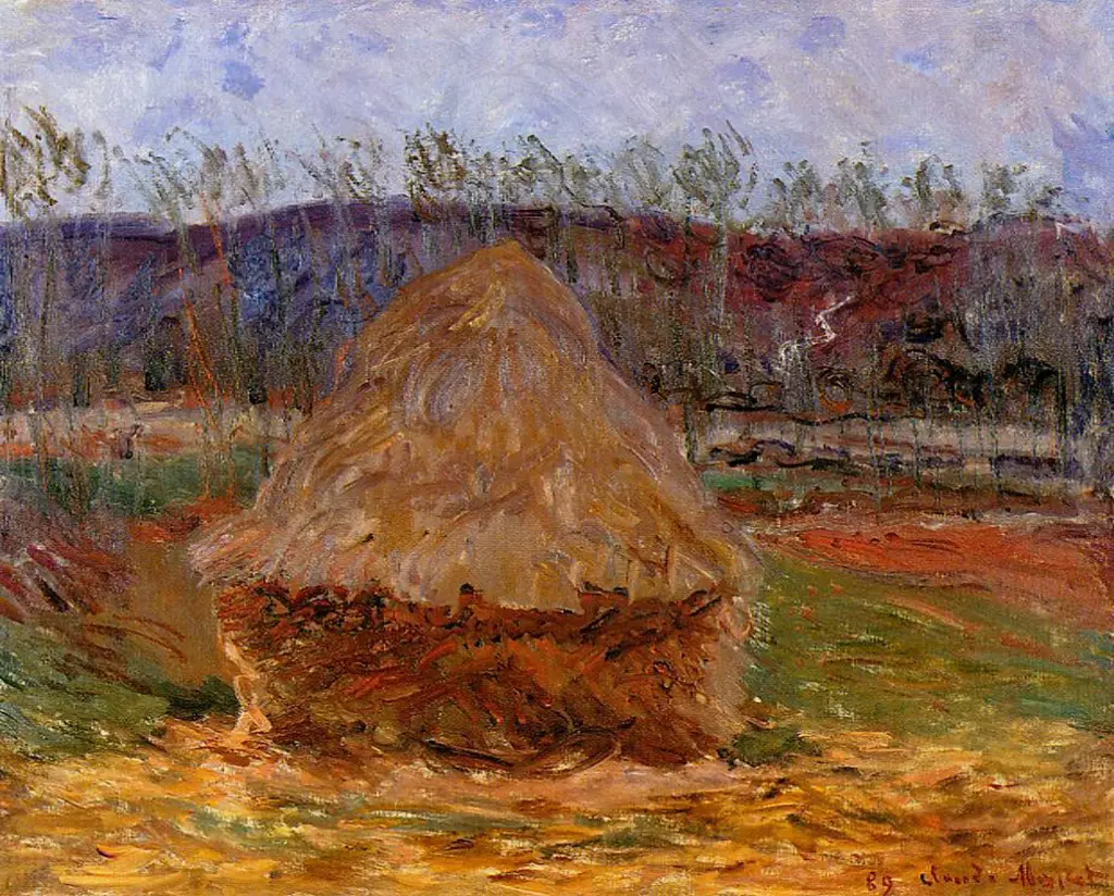 Grainstack at Giverny, 1888–89 in Detail Claude Monet